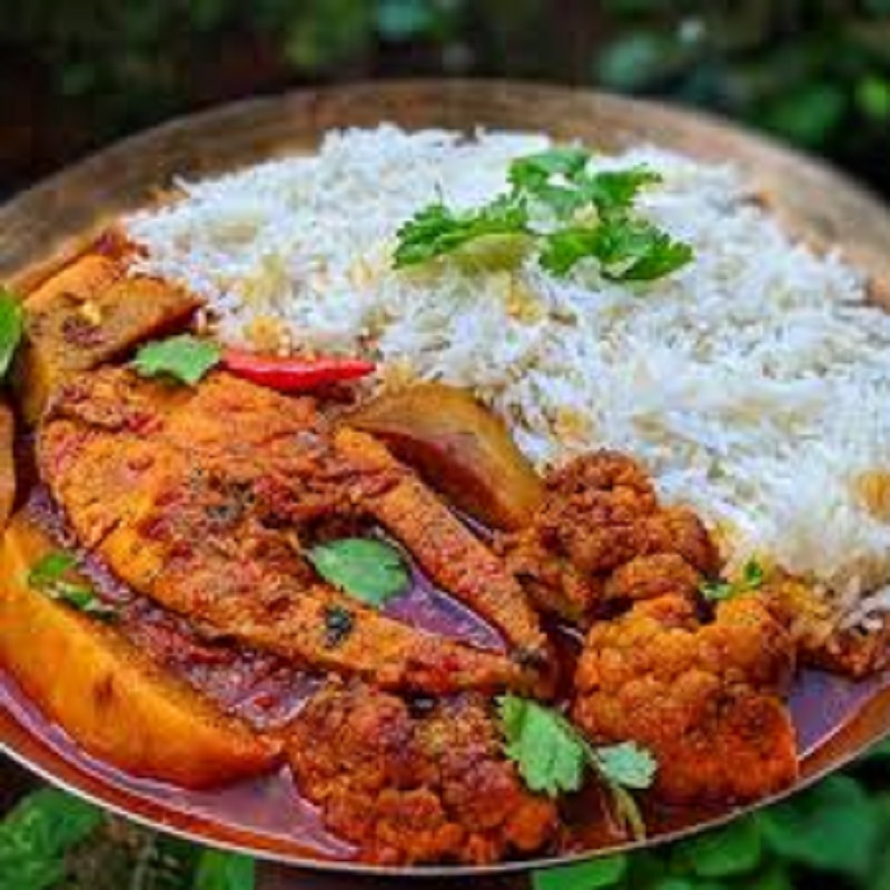 Fish, Veggies & Rice Combo