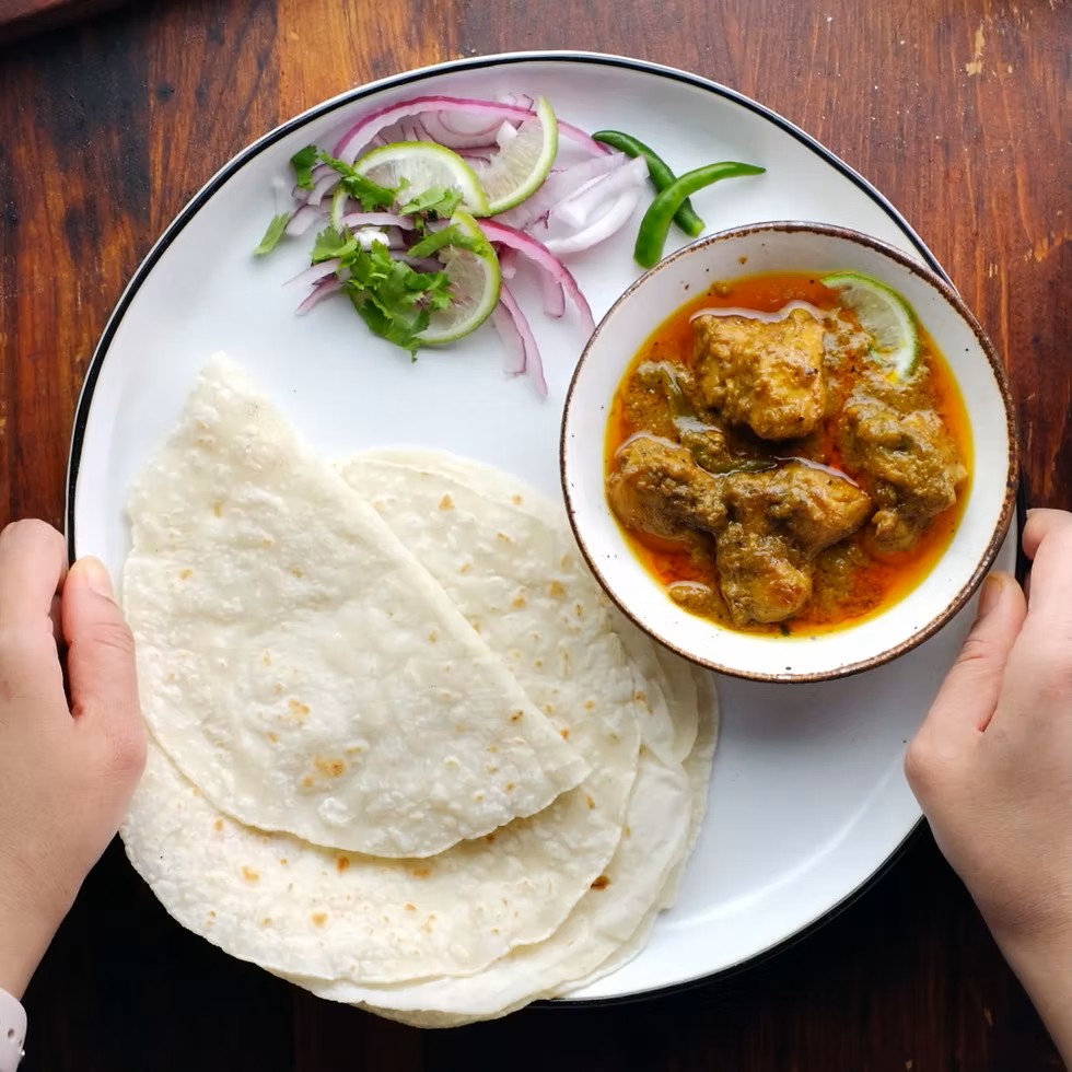 Chicken & Roti Combo
