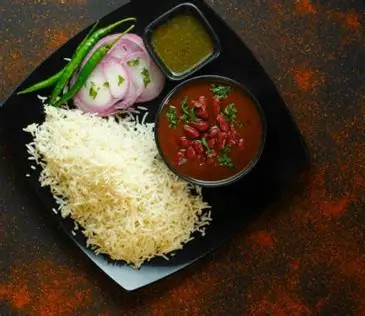 Rajma, Veggies & Rice Combo