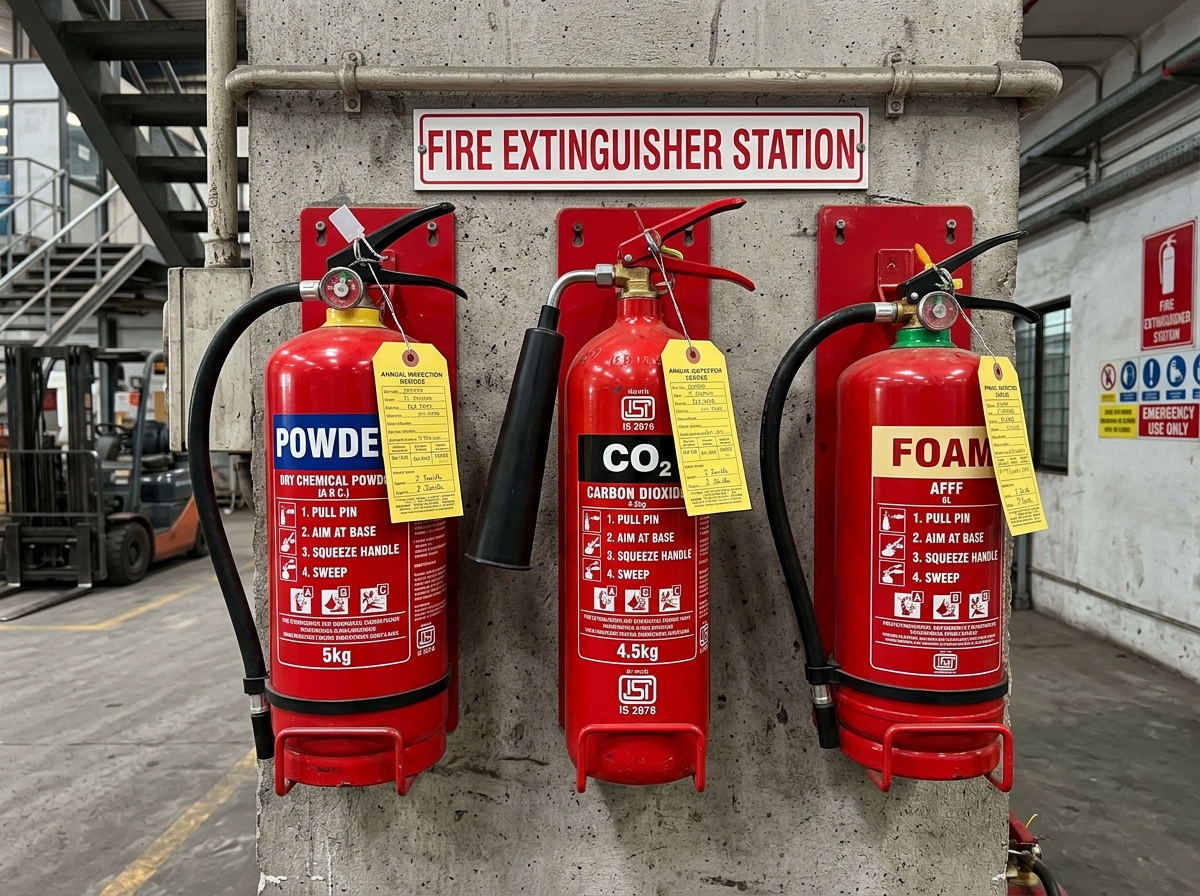 Fire Extinguisher Supply, Inspection & Refilling